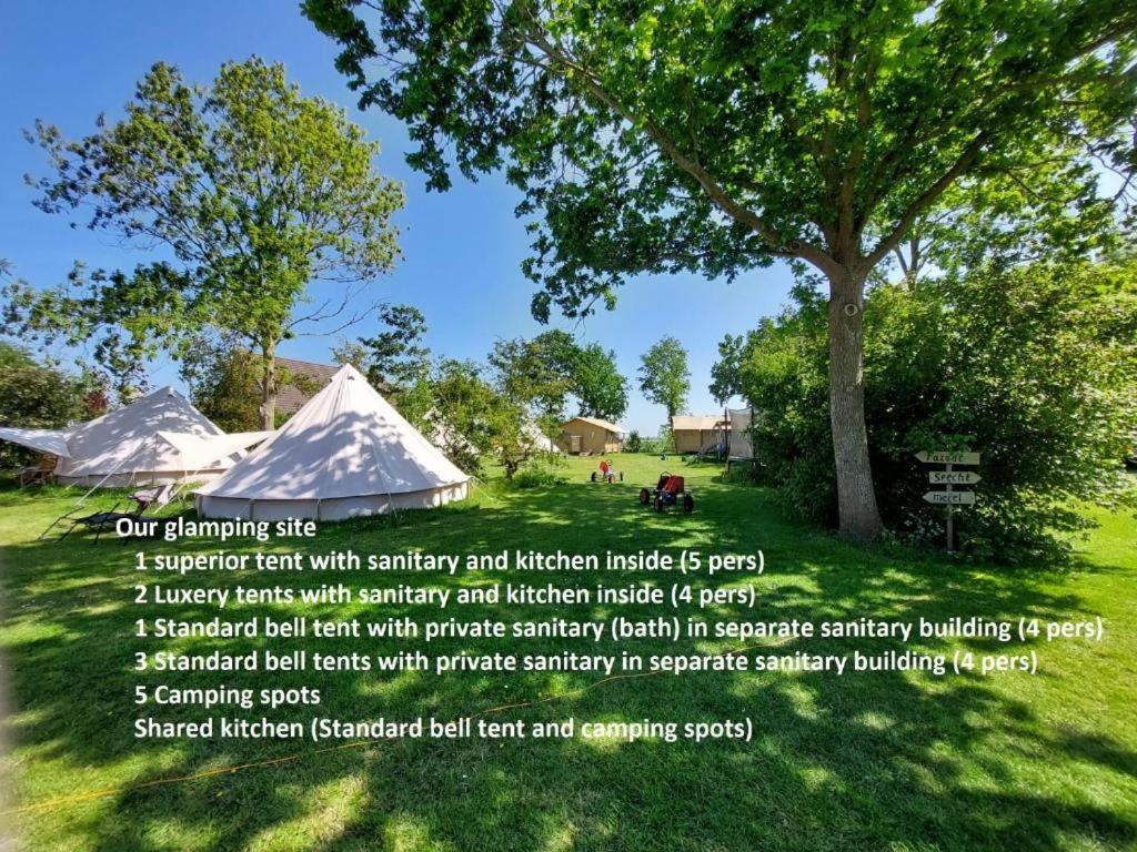 Bell Tent Glamping Essenhof Aagtekerke Εξωτερικό φωτογραφία
